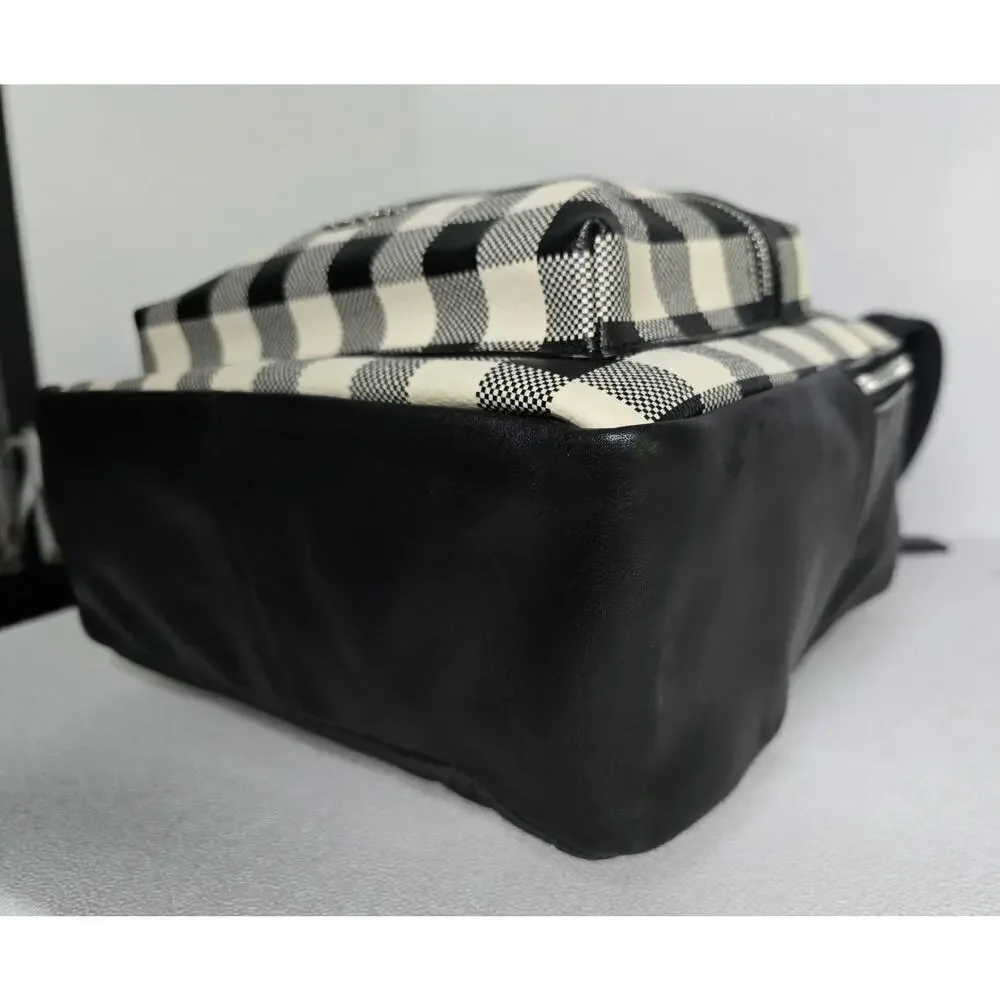 Coach Medium Charlie Backpack With Gingham Print - F38949-NWOT